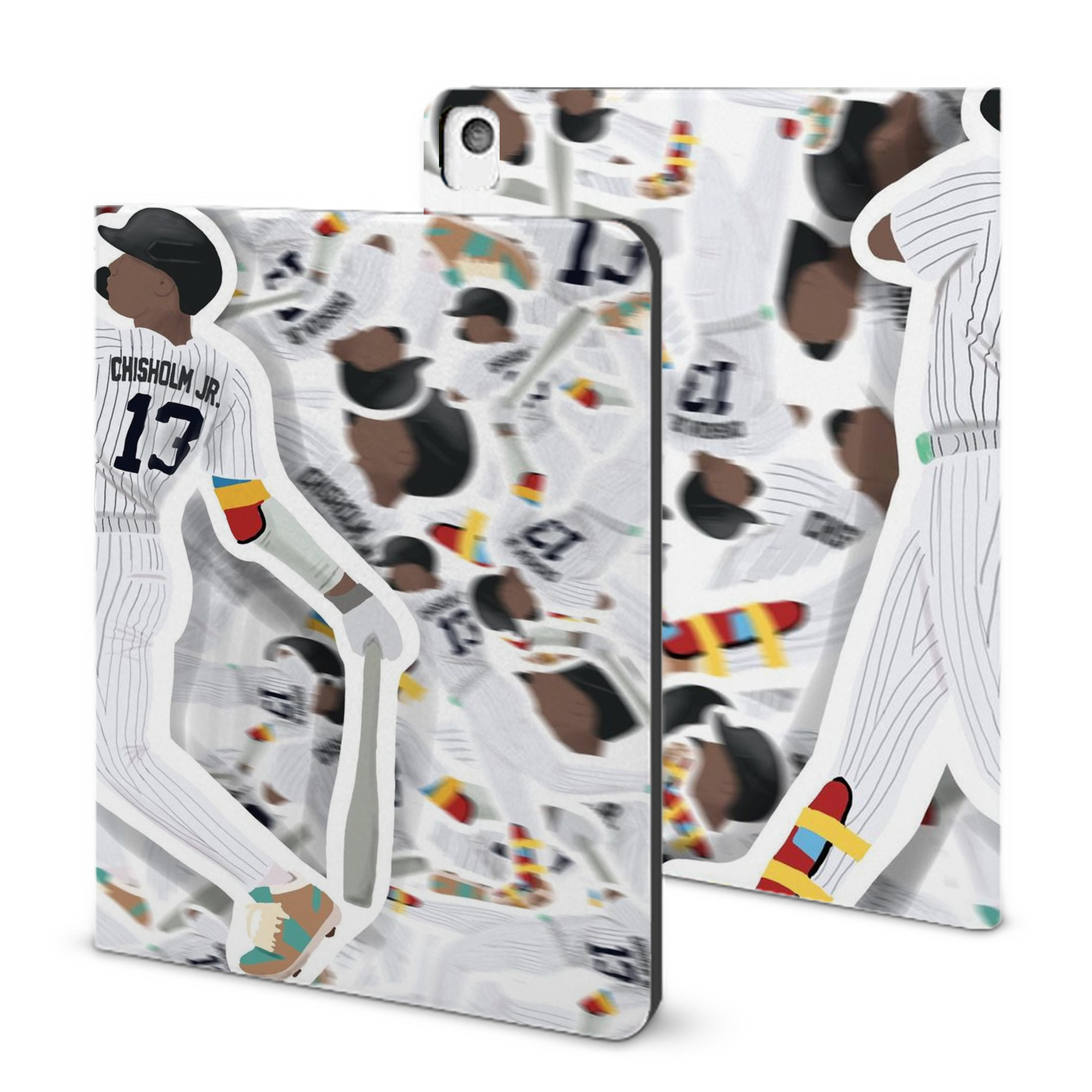 Jazz Chisholm Jr. 63 IPad Book-Style Case With Pencil Slot – Slim PU & TPU Cover – Full Protection, Precise Fit, Water & Scratch Resistant